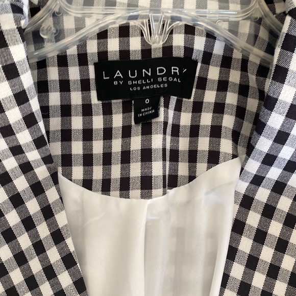 checkered blazer jacket - Picture 2 of 4